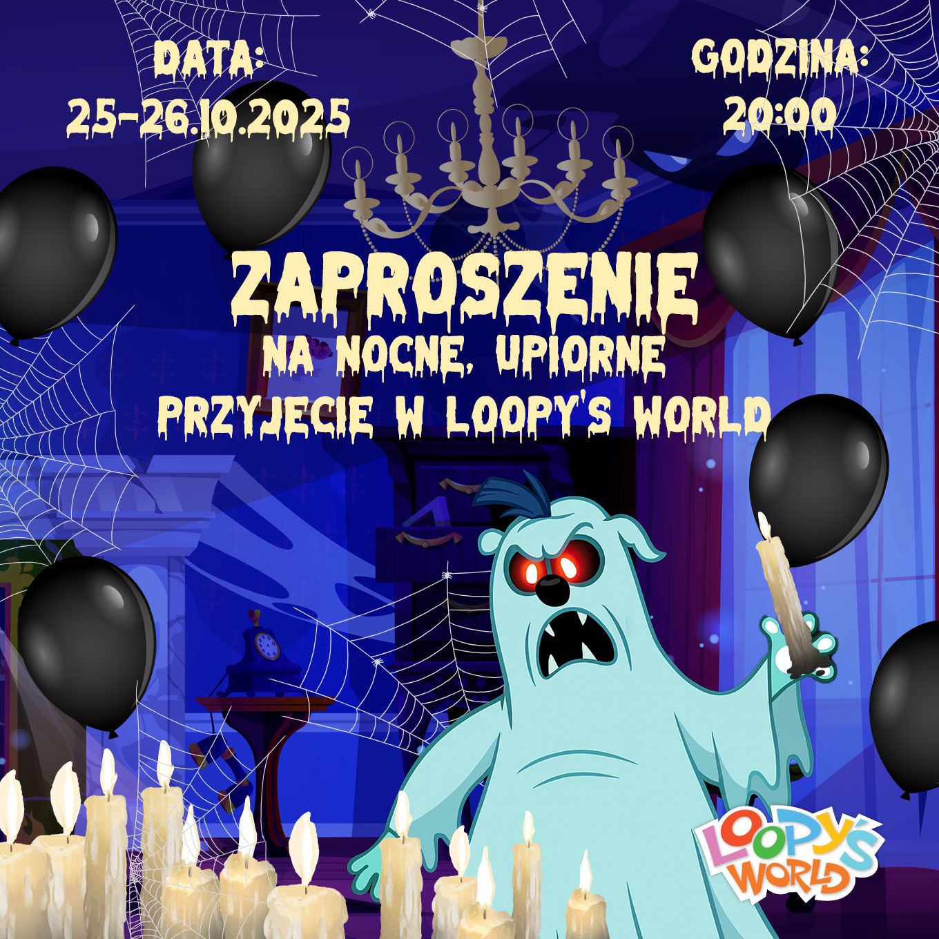 HALLOWEEN 2025 - Upiorna zabawa dla dzieci w Loopys!