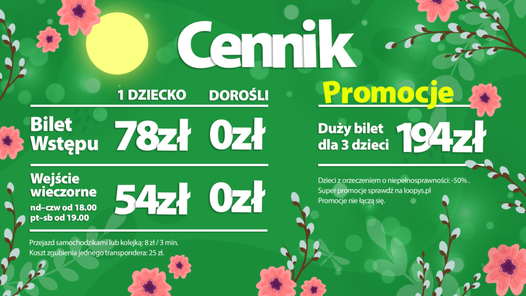 cennik wrocław loopys world